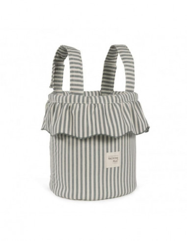 BOLSO BUCKET PRALINE RAYAS MATCHA...