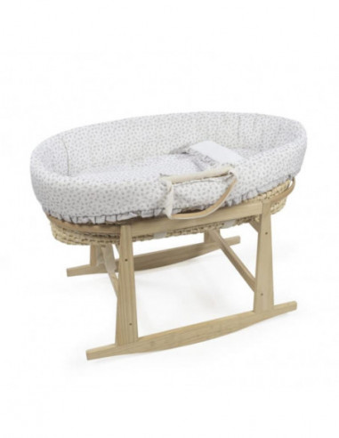 CAPAZO MIMBRE LITTLE BLOOM FLORES +...