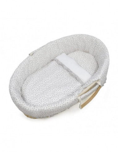 CAPAZO MIMBRE LITTLE BLOOM FLORES +...