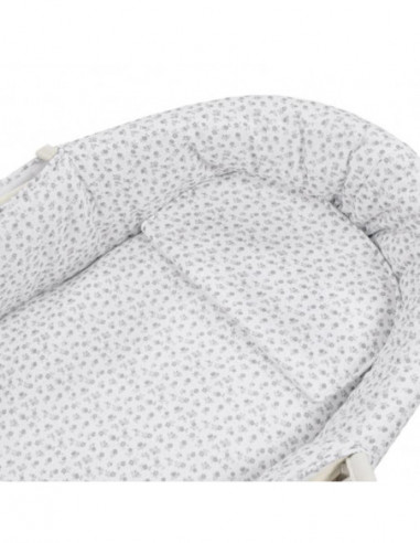 CAPAZO MIMBRE LITTLE BLOOM FLORES +...