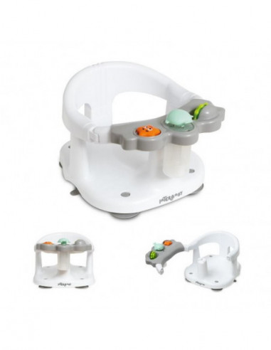 ASIENTO BAÑO GRIS INTERBABY
