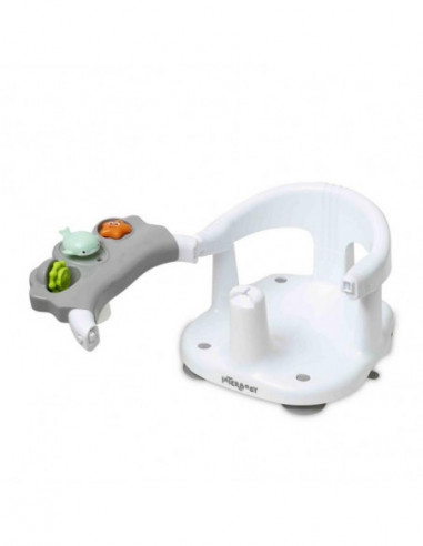 ASIENTO BAÑO GRIS INTERBABY