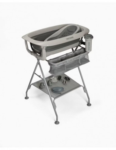 KIT BAÑO LUJO GRIS CON HAMACA TWISTHAKE