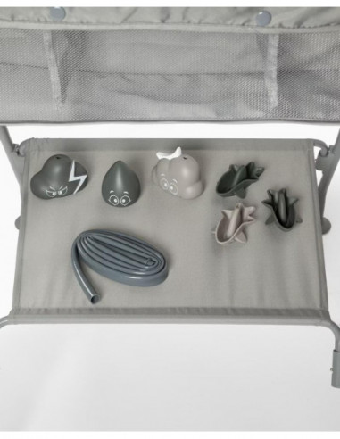 KIT BAÑO LUJO GRIS CON HAMACA TWISTHAKE