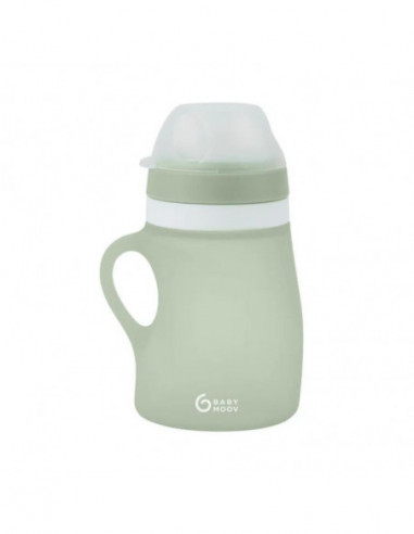 BOTELLA DE SILICONA 150ML VERDE BABYMOOV