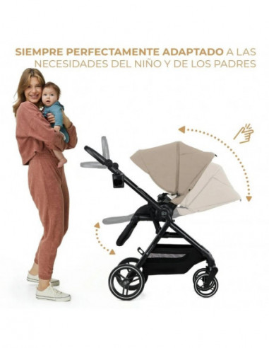 COCHECITO DUO YOXI BEIGE KINDERFRAFT