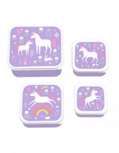 SET 4 CAJAS SNACK...