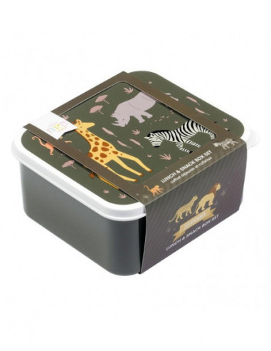 SET 4 CAJAS SNACK SAVANNA LITTLE LOVELY