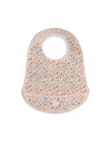 BABERO SILICONA PETALOS ROSA INTERBABY