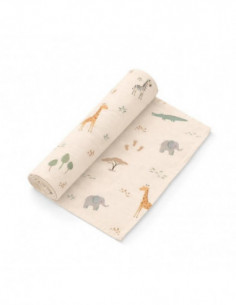 MUSELINA BAMBU SAVANNA BEIG...