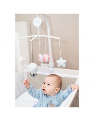 MUSICAL CUNA CON PINZA AIR BALLON...