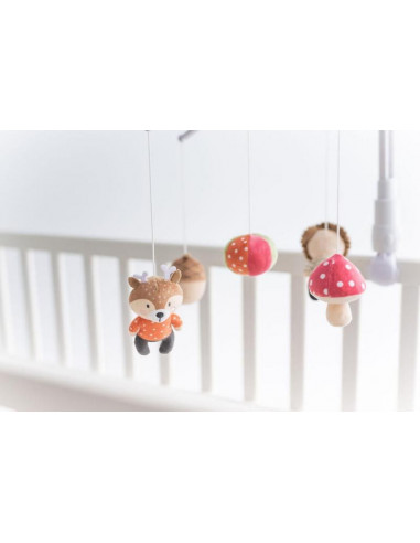 MUSICAL CUNA CON PINZA FOREST OLMITOS