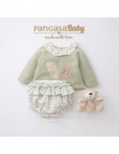 JERSEY LANA VERDE CON BRAGA...