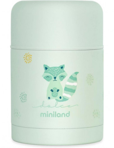 TERMO SOLIDOS 600ML ZORRO VERDE MINILAND