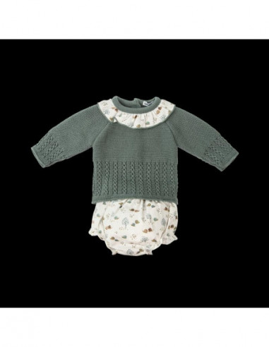 JERSEY LANA NIÑA+ BRAGUITA Y GORRO...